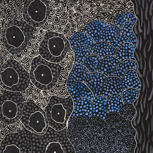 Aboriginal Art by Grace Napangardi Butcher, Pikilyi Jukurrpa (Vaughan Springs Dreaming), 152x30cm - ART ARK®