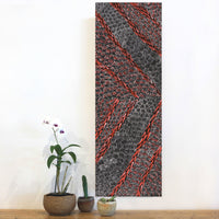 Aboriginal Artwork by Grace Napangardi Butcher, Pikilyi Jukurrpa (Vaughan Springs Dreaming), 91x30cm