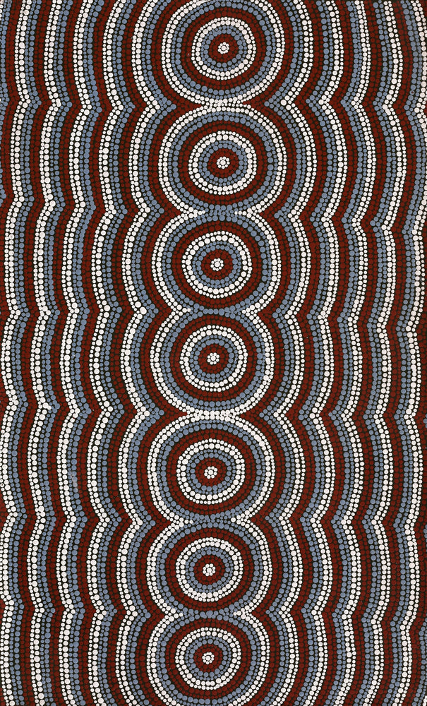 Aboriginal Artwork by Hazel Nungarrayi Morris, Yarungkanyi Jukurrpa (Mt Doreen Dreaming), 76x46cm