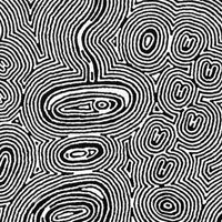 Aboriginal Artwork by Janelle Napurrurla Wilson, Janganpa Jukurrpa (Brush-tail Possum Dreaming) - Mawurrji, 107x76cm