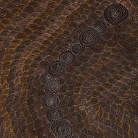 Aboriginal Artwork by Jason Japaljarri Woods, Watiya-warnu Jukurrpa (Seed Dreaming), 107x61cm