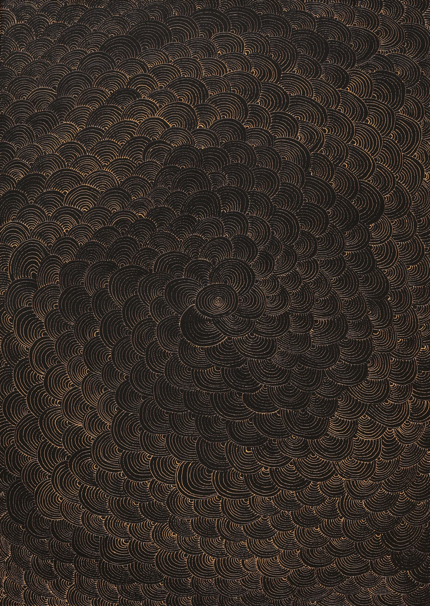 Aboriginal Art by Jason Japaljarri Woods, Watiya-warnu Jukurrpa (Seed Dreaming), 107x76cm - ART ARK®