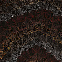 Aboriginal Artwork by Jason Japaljarri Woods, Watiya-warnu Jukurrpa (Seed Dreaming), 76x46cm