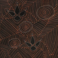 Aboriginal Artwork by Jason Japaljarri Woods, Yankirri Jukurrpa (Emu Dreaming) - Ngarlikirlangu, 122x61cm