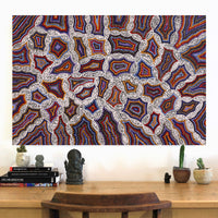 Aboriginal Artwork by Jerusha Nungarrayi Morris, Lukarrara Jukurrpa, 91x61cm