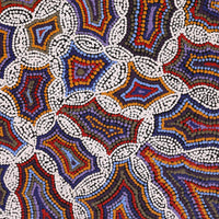 Aboriginal Artwork by Jerusha Nungarrayi Morris, Lukarrara Jukurrpa, 91x61cm