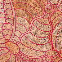 Aboriginal Artwork by Judith Nungarrayi Martin, Janganpa Jukurrpa (Brush-tail Possum Dreaming) - Mawurrji, 107x91cm