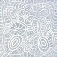 Aboriginal Artwork by Judith Nungarrayi Martin, Janganpa Jukurrpa (Brush-tail Possum Dreaming) - Mawurrji, 122x122cm