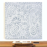 Aboriginal Artwork by Judith Nungarrayi Martin, Janganpa Jukurrpa (Brush-tail Possum Dreaming) - Mawurrji, 122x122cm