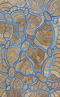Aboriginal Artwork by Judith Nungarrayi Martin, Janganpa Jukurrpa (Brush-tail Possum Dreaming) - Mawurrji, 122x76cm