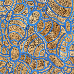 Aboriginal Art by Judith Nungarrayi Martin, Janganpa Jukurrpa (Brush-tail Possum Dreaming) - Mawurrji, 122x76cm - ART ARK®