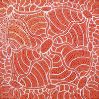Aboriginal Artwork by Judith Nungarrayi Martin, Janganpa Jukurrpa (Brush-tail Possum Dreaming) - Mawurrji, 30x30cm