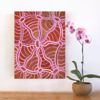 Aboriginal Artwork by Judith Nungarrayi Martin, Janganpa Jukurrpa (Brush-tail Possum Dreaming) - Mawurrji, 61x46cm