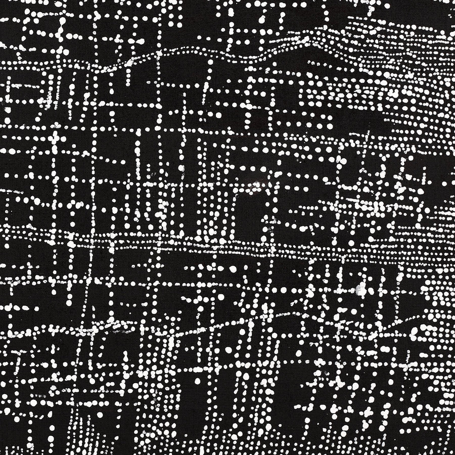 Aboriginal Artwork by Julie Nangala Robertson, Mina Mina Jukurrpa, 76x46cm