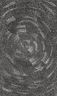 Aboriginal Artwork by Julie Nangala Robertson, Ngapa Jukurrpa (Water Dreaming) - Pirlinyarnu, 152x91cm