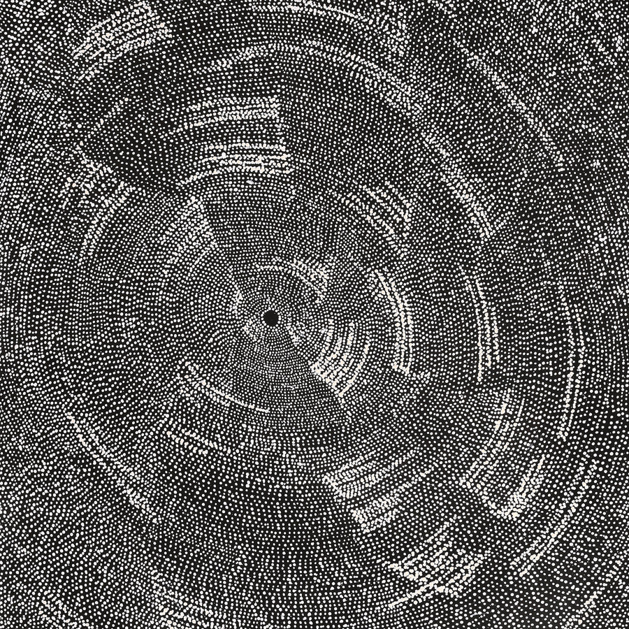 Aboriginal Artwork by Julie Nangala Robertson, Ngapa Jukurrpa (Water Dreaming) - Pirlinyarnu, 152x91cm