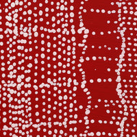Aboriginal Artwork by Julie Nangala Robertson, Ngapa Jukurrpa (Water Dreaming) - Pirlinyarnu, 30x30cm