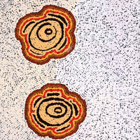 Aboriginal Artwork by Kara Napangardi Ross, Pamapardu Jukurrpa (Flying Ant Dreaming) - Warntungurru, 61x46cm