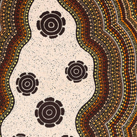 Aboriginal Artwork by Kara Napangardi Ross, Pamapardu Jukurrpa (Flying Ant Dreaming) - Warntungurru, 76x61cm