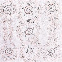 Aboriginal Artwork by Kara Napangardi Ross, Pamapardu Jukurrpa (Flying Ant Dreaming) - Warntungurru, 91x91cm
