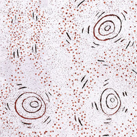Aboriginal Artwork by Kara Napangardi Ross, Pamapardu Jukurrpa (Flying Ant Dreaming) - Warntungurru, 91x91cm