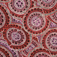 Aboriginal Artwork by Kirsty-Anne Napanangka Martin, Ngalyipi Jukurrpa (Snakevine Dreaming) - Mina Mina, 107x76cm