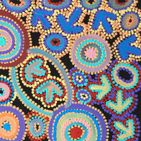 Aboriginal Artwork by Lee Nangala Gallagher, Yankirri Jukurrpa (Emu Dreaming) - Ngarlikurlangu, 61x46cm