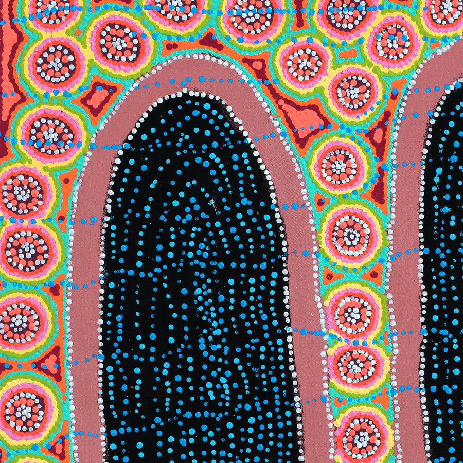 Aboriginal Artwork by Letitia Nungarrayi Bartlett, Winparrku - Mt Webb Dreaming, 61x61cm