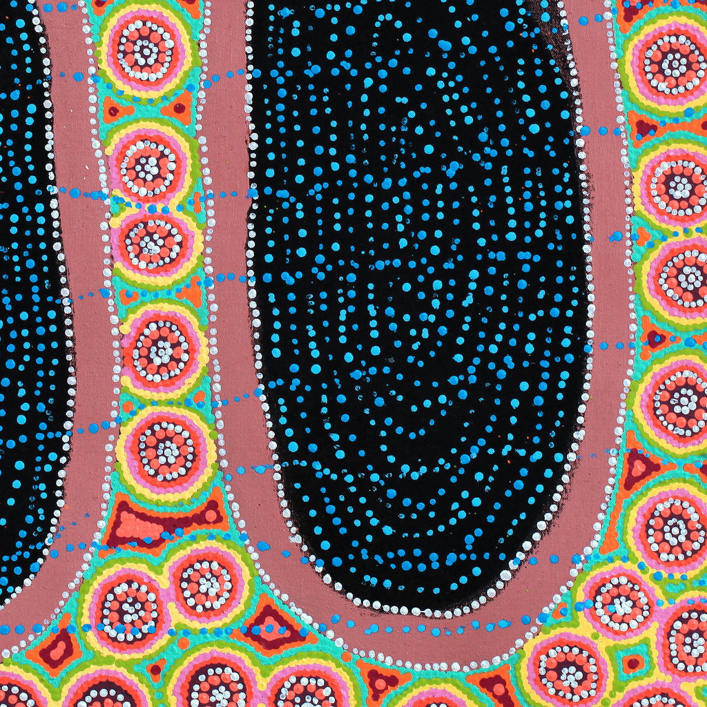 Aboriginal Artwork by Letitia Nungarrayi Bartlett, Winparrku - Mt Webb Dreaming, 61x61cm