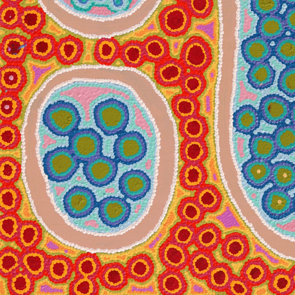 Aboriginal Artwork by Letitia Nungarrayi Bartlett, Winparrku - Mt Webb Dreaming, 61x61cm