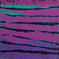 Aboriginal Artwork by Liddy Napanangka Walker, Puturlu Jukurrpa (Mt Theo Dreaming), 30x30cm