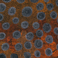 Aboriginal Artwork by Lola Nampijinpa Brown, Ngapa Jukurrpa - Mikanji, 107x76cm