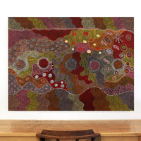 Aboriginal Artwork by Lola Nampijinpa Brown, Ngapa Jukurrpa - Mikanji, 122x91cm