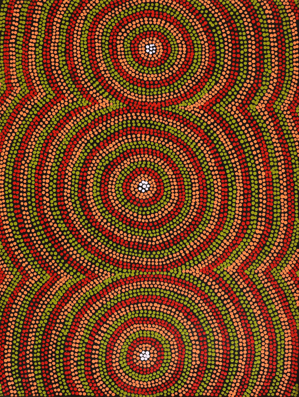 Aboriginal Artwork by Lorraine Napangardi Wheeler, Lukarrara Jukurrpa, 61x46cm
