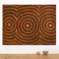 Aboriginal Artwork by Lorraine Napangardi Wheeler, Lukarrara Jukurrpa, 61x46cm
