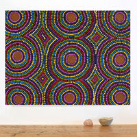 Aboriginal Artwork by Lorraine Napangardi Wheeler, Lukarrara Jukurrpa, 61x46cm