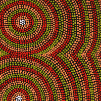 Aboriginal Artwork by Lorraine Napangardi Wheeler, Lukarrara Jukurrpa, 61x46cm