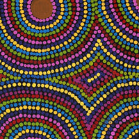 Aboriginal Artwork by Lorraine Napangardi Wheeler, Lukarrara Jukurrpa, 61x46cm