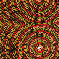 Aboriginal Artwork by Lorraine Napangardi Wheeler, Lukarrara Jukurrpa, 61x46cm