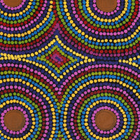 Aboriginal Artwork by Lorraine Napangardi Wheeler, Lukarrara Jukurrpa, 61x46cm