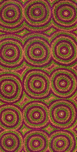 Aboriginal Art by Lorraine Napangardi Wheeler, Lukarrara Jukurrpa, 91x46cm - ART ARK®