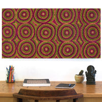 Aboriginal Artwork by Lorraine Napangardi Wheeler, Lukarrara Jukurrpa, 91x46cm