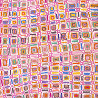Aboriginal Artwork by Lynette Nangala Singleton, Ngapa Jukurrpa - Puyurru, 107x91cm