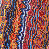 Aboriginal Artwork by Magda Nakamarra Curtis, Lappi Lappi Jukurrpa, 107x107cm