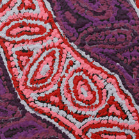Aboriginal Artwork by Magda Nakamarra Curtis, Lappi Lappi Jukurrpa, 30x30cm
