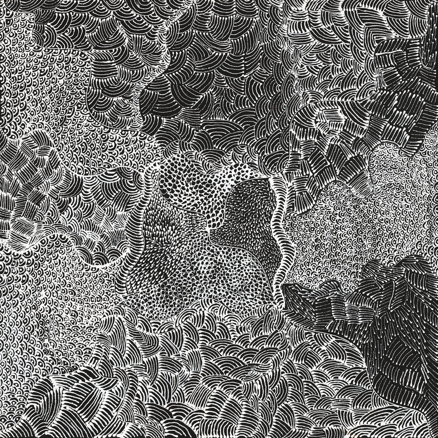 Aboriginal Artwork by Maggie Napangardi Williams, Janmarda Jukurrpa (Bush Onion Dreaming), 61x61cm