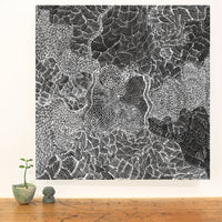 Aboriginal Artwork by Maggie Napangardi Williams, Janmarda Jukurrpa (Bush Onion Dreaming), 61x61cm