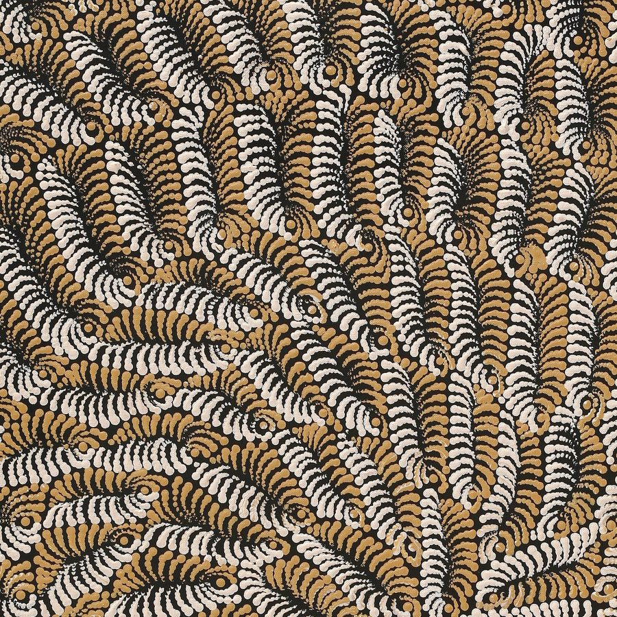 Aboriginal Artwork by Maria Nampijinpa Brown, Pamapardu Jukurrpa (Flying Ant Dreaming) - Warntungurru, 76x61cm
