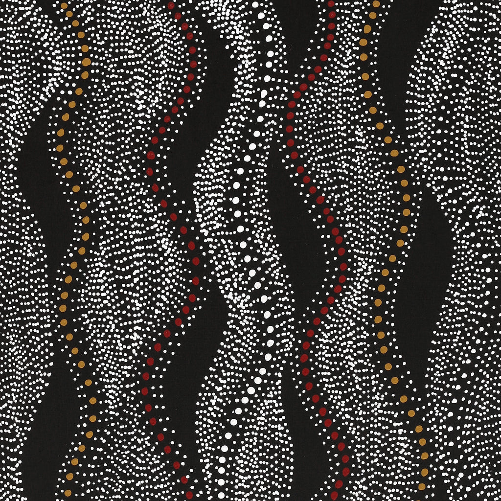 Aboriginal Artwork by Marshall Jangala Robertson, Watiya-warnu Jukurrpa (Seed Dreaming), 107x46cm
