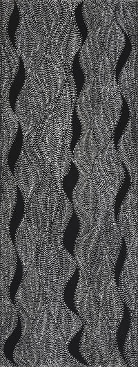 Aboriginal Artwork by Marshall Jangala Robertson, Watiya-warnu Jukurrpa (Seed Dreaming), 122x46cm